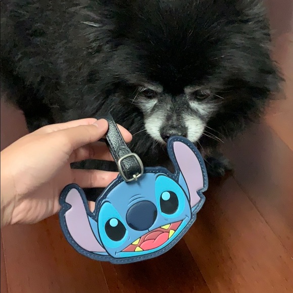disney stitch luggage tag